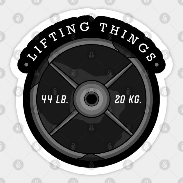 Lifting thinks Sticker by Markus Schnabel